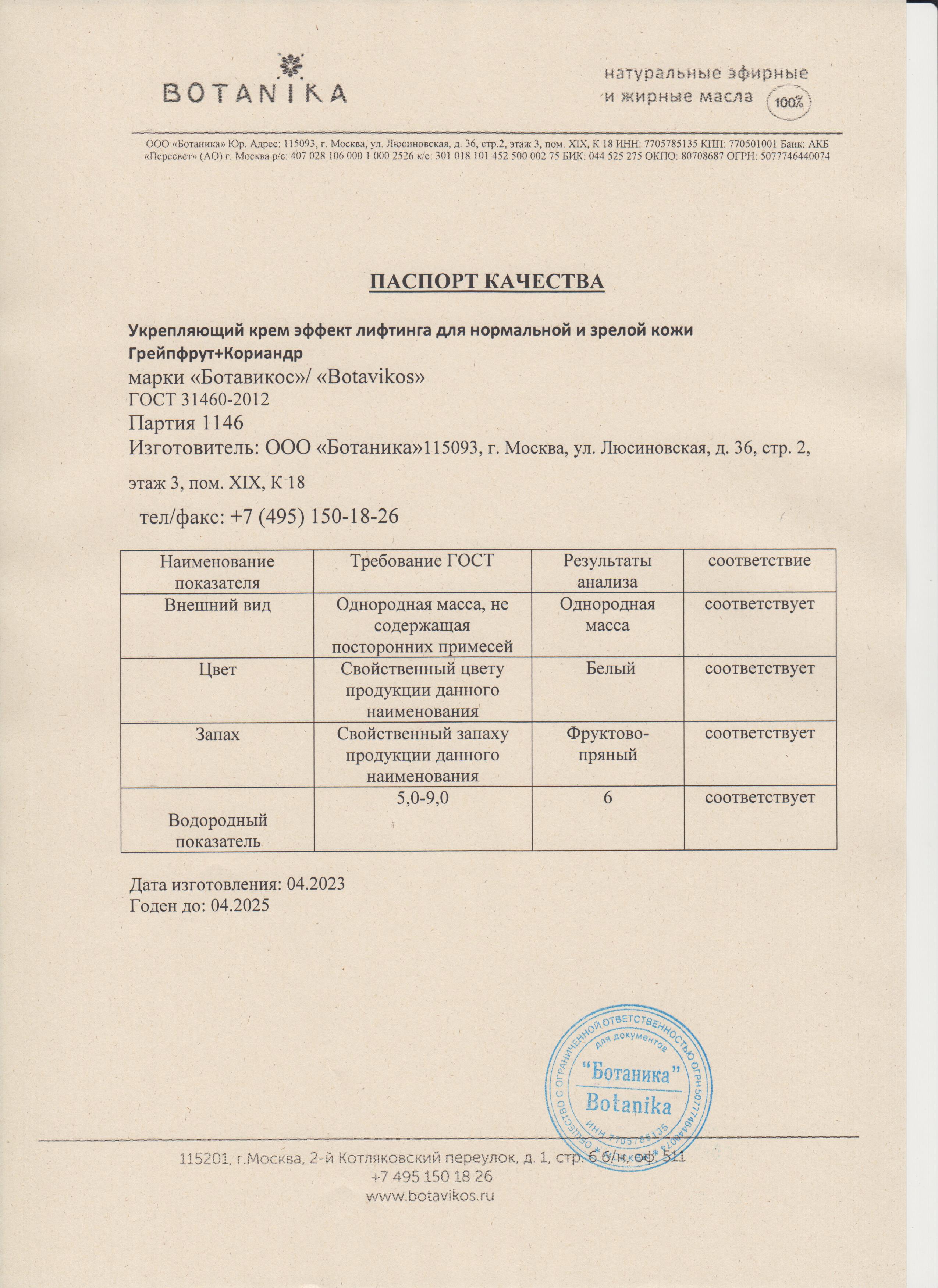 Паспорт №042023